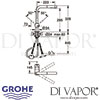 Grohe Minta Single-Lever Sink Mixer Dimensions